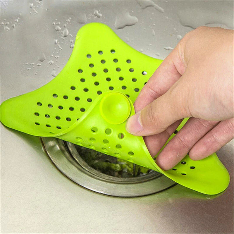 Silicone Shower Srain Hair Catcher-Anti-Clog Bathroom Filter