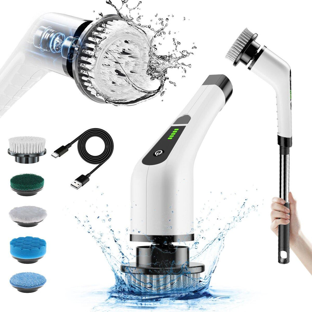 Powerspin Electric Scrbber Brush (9-Head Cleaning Kit)