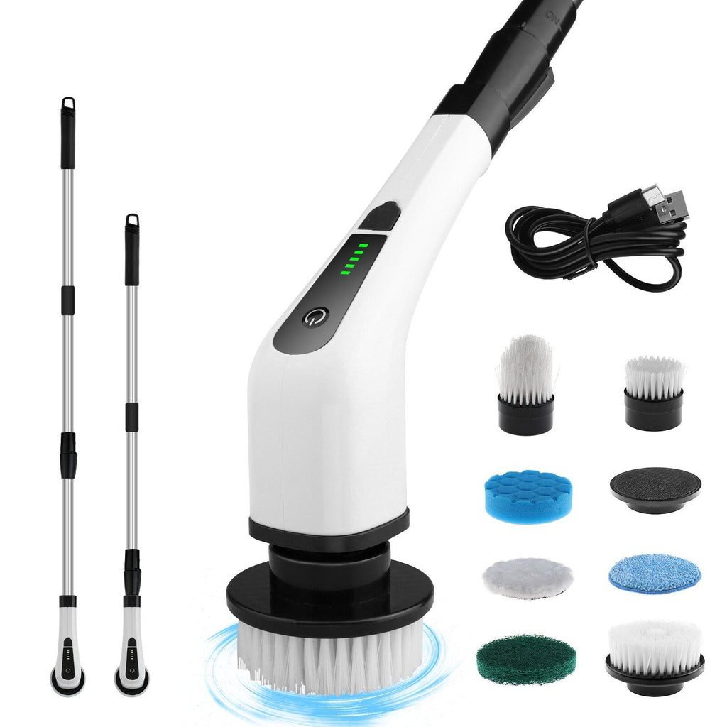 Powerspin Electric Scrbber Brush (9-Head Cleaning Kit)