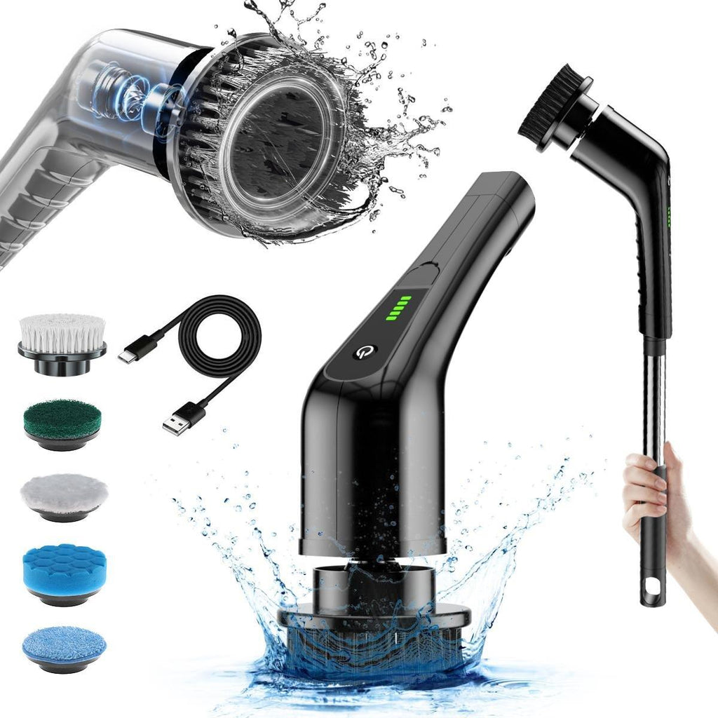Powerspin Electric Scrbber Brush (9-Head Cleaning Kit)