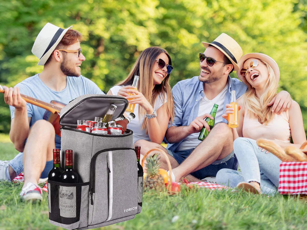 Insulated Leakproof Cooler Backpack-Waterproof Soft Cooler for  Work, Travel & Outdoors Use