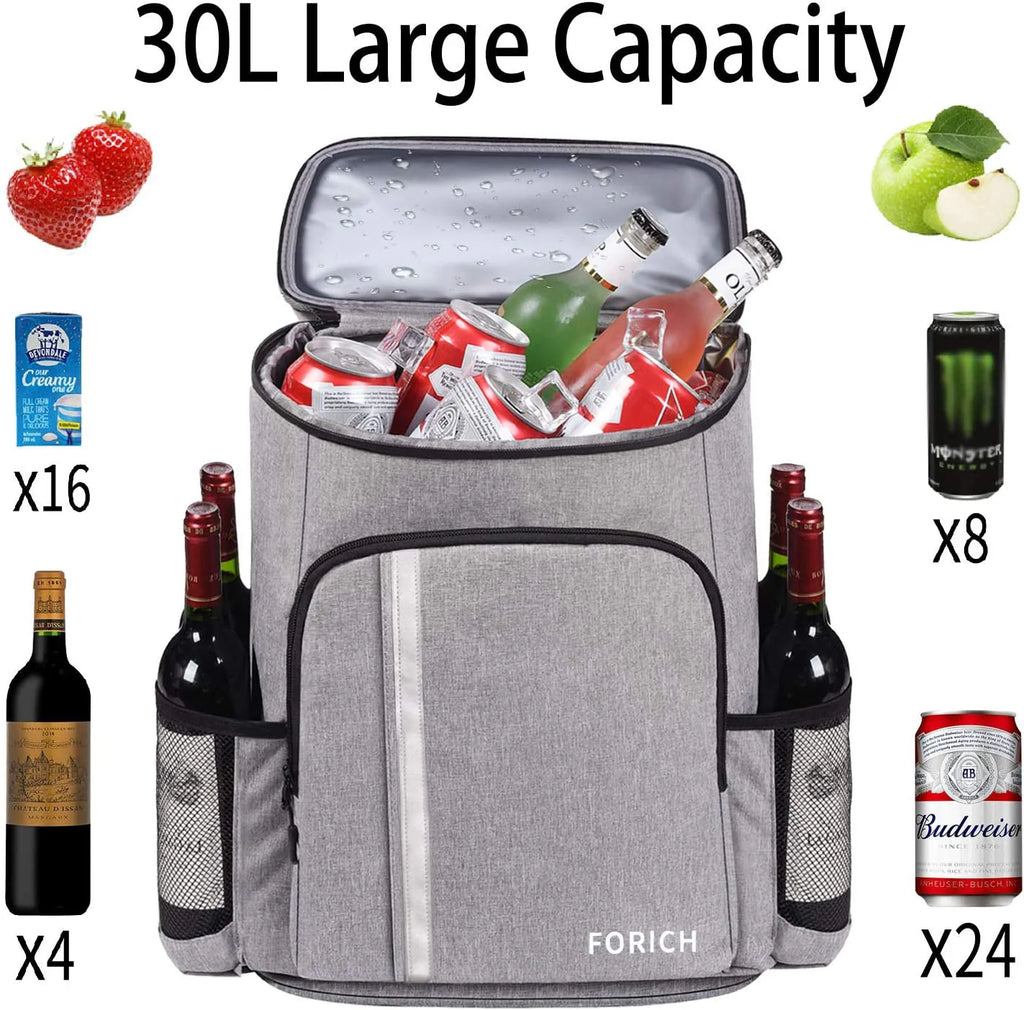 Insulated Leakproof Cooler Backpack-Waterproof Soft Cooler for  Work, Travel & Outdoors Use