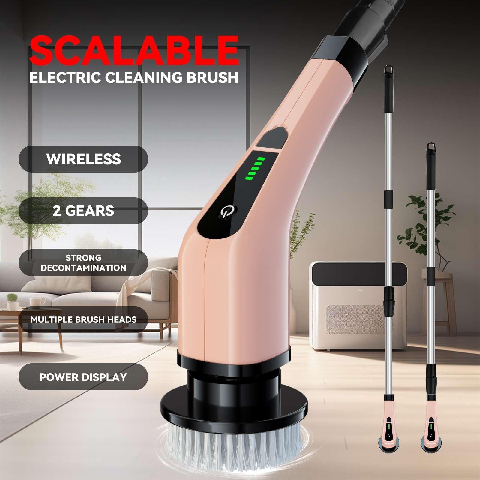 Powerspin Electric Scrbber Brush (9-Head Cleaning Kit)