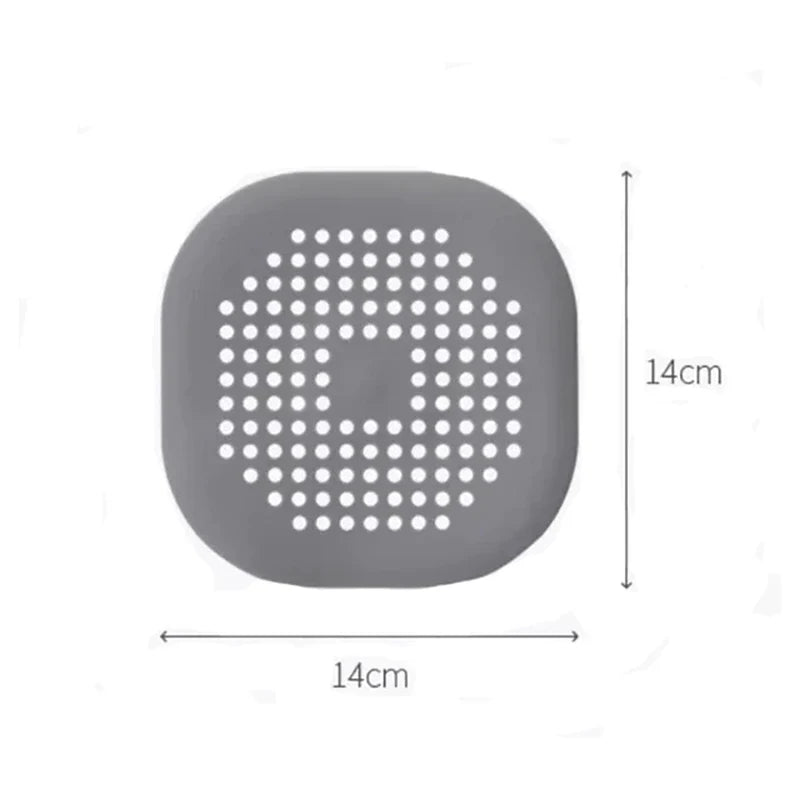 Silicone Shower Srain Hair Catcher-Anti-Clog Bathroom Filter
