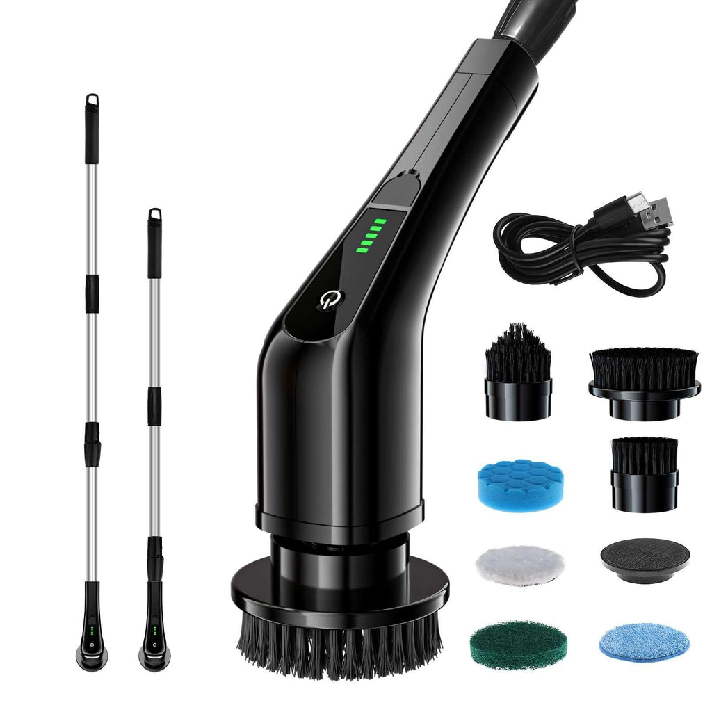 Powerspin Electric Scrbber Brush (9-Head Cleaning Kit)